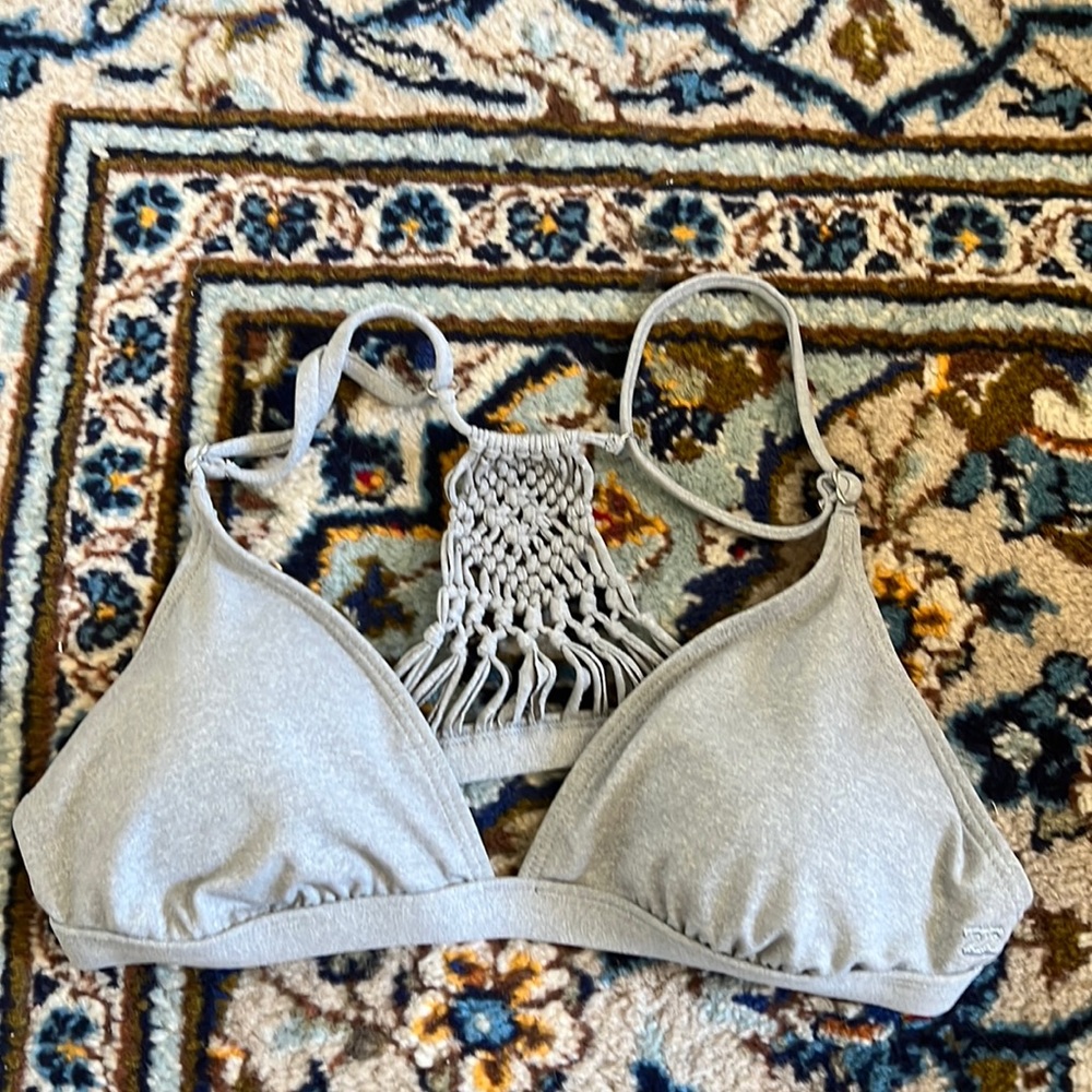 billabong grey swim top